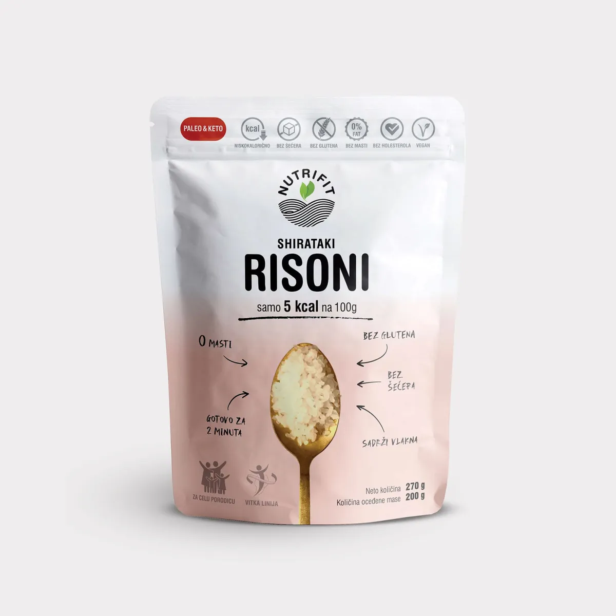 NUTRIFIT Risoni 270g